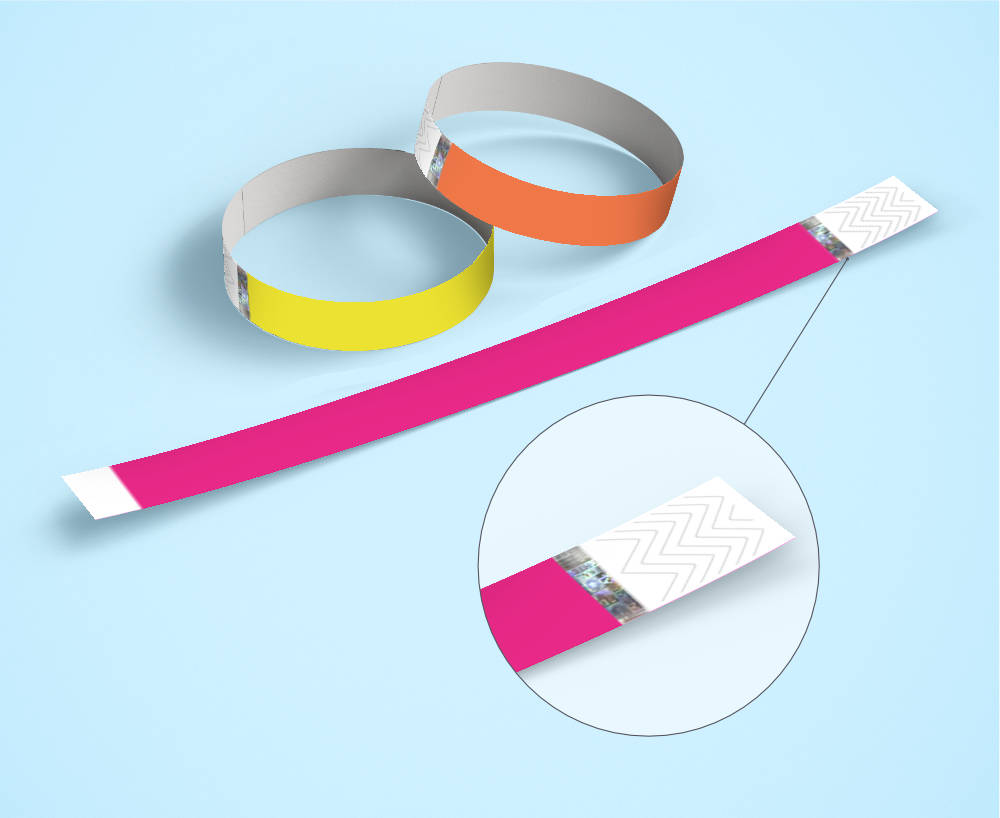 Pulseira Laserband Premium com selo hologr&aacute;fico