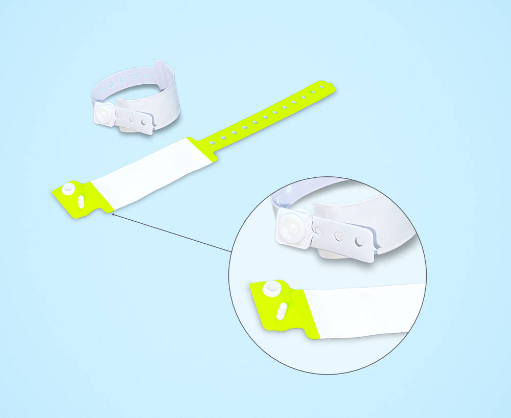 Pulseira Vinil Infantil Hospitalar com material suave e seguro