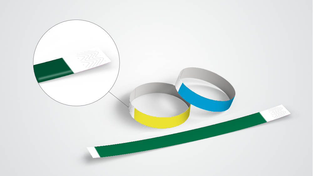 Pulseira PVC Adesiva da PasseVIP