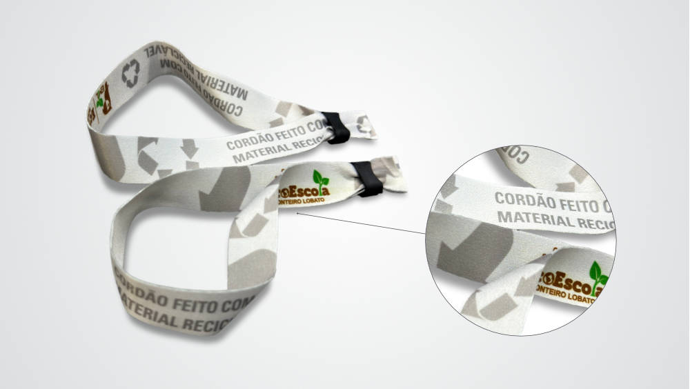 Pulseira em Tecido Sustentavel 100% Reciclado da PasseVIP