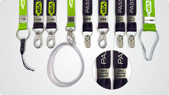 Terminais Personalizaveis para Cordoes da PasseVIP