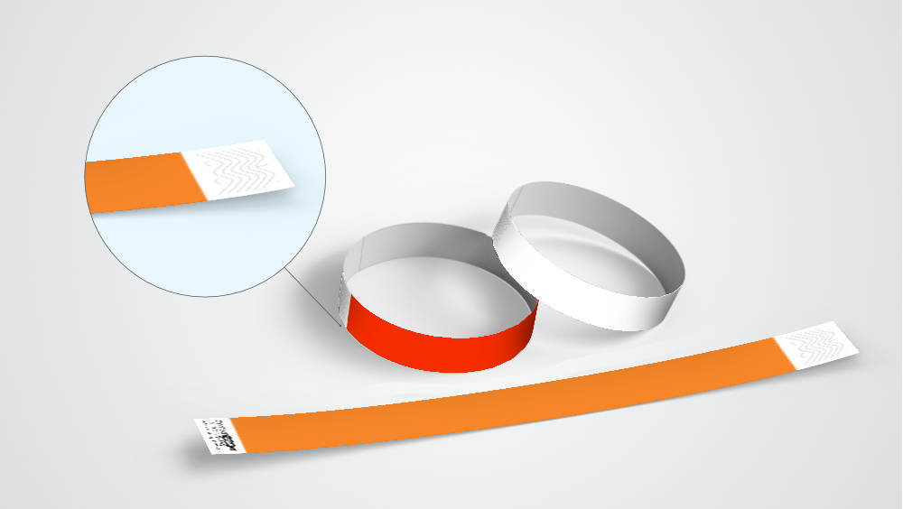 Pulseira Tyvek Economica Hospitalar da PasseVIP