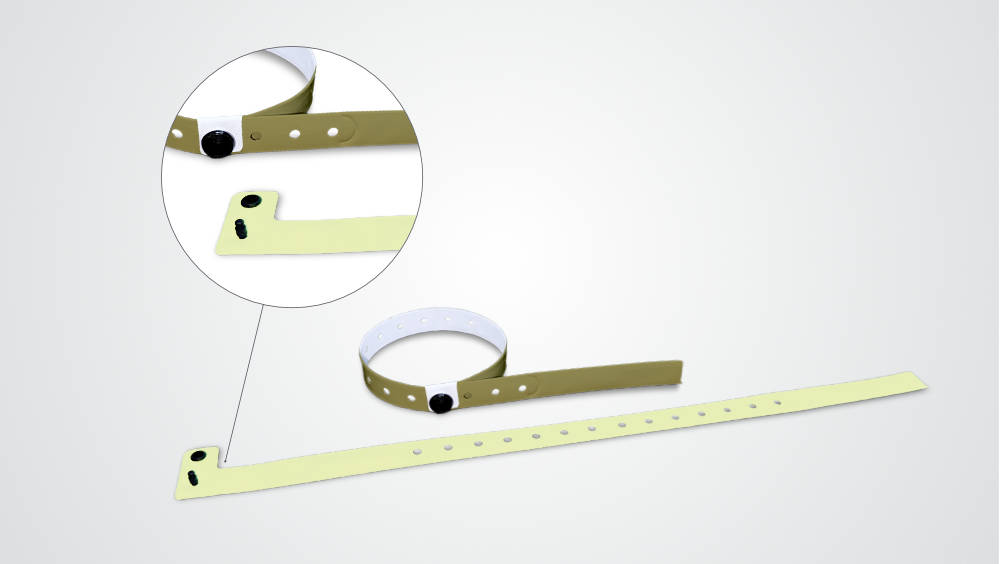 Pulseira Vinil Slim da PasseVIP