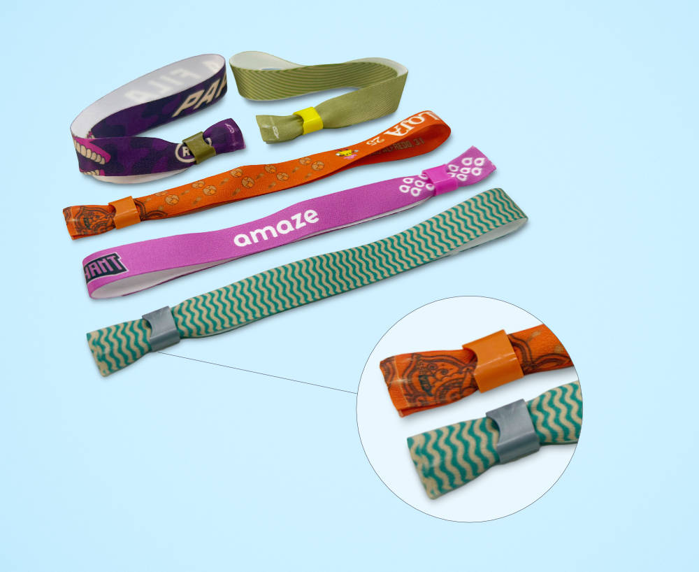 Pulseira Plastilock 15mm com fecho pl&aacute;stico inviol&aacute;vel