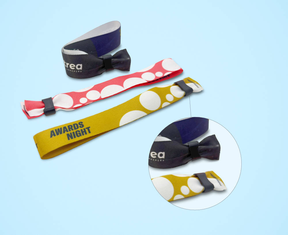 Pulseira Plastilock 20mm com maior &aacute;rea de personaliza&ccedil;&atilde;o