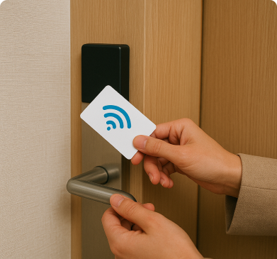Acesso com tecnologia RFID em ambiente de hotelaria e turismo