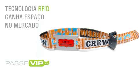 A tecnologia RFID em pulseiras ganha espaço no mercado