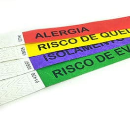 Pulseiras de Sinalização de Risco Hospitalar - PasseVIP